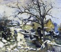 Invierno en Montfoucault 2 1875 Camille Pissarro